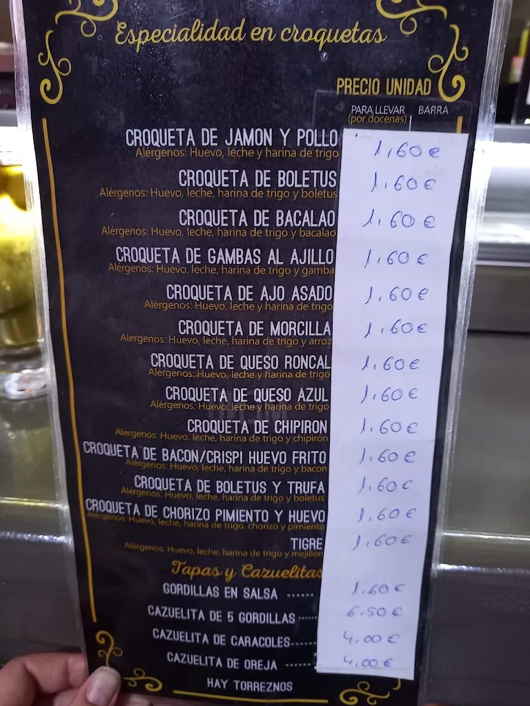 Menu_Bar La Ronda_Arnedo_image_3