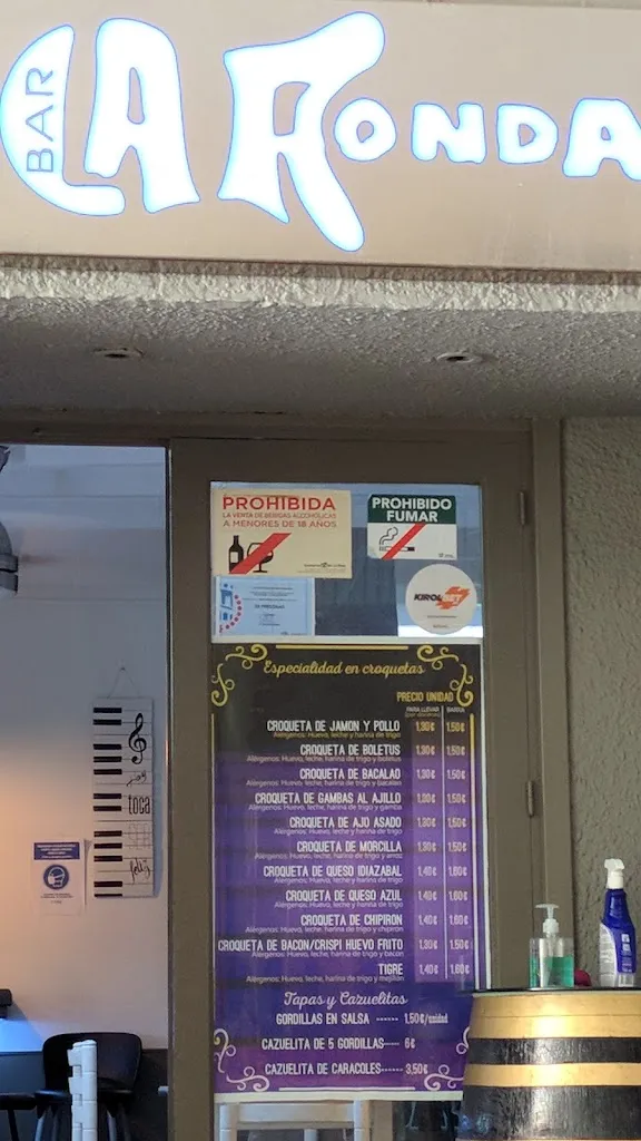 Menu_Bar La Ronda_Arnedo_image_4