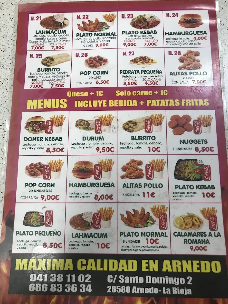Menu_Arnedo Doner Kebab_Arnedo_image_1