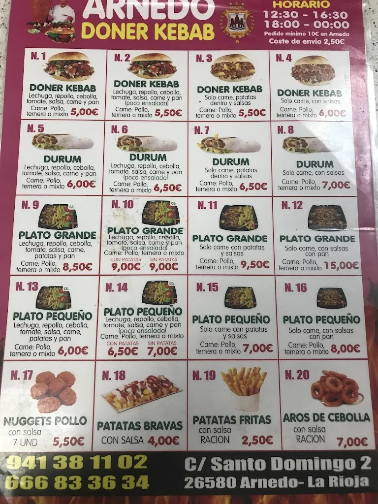 Menu_Arnedo Doner Kebab_Arnedo_image_3