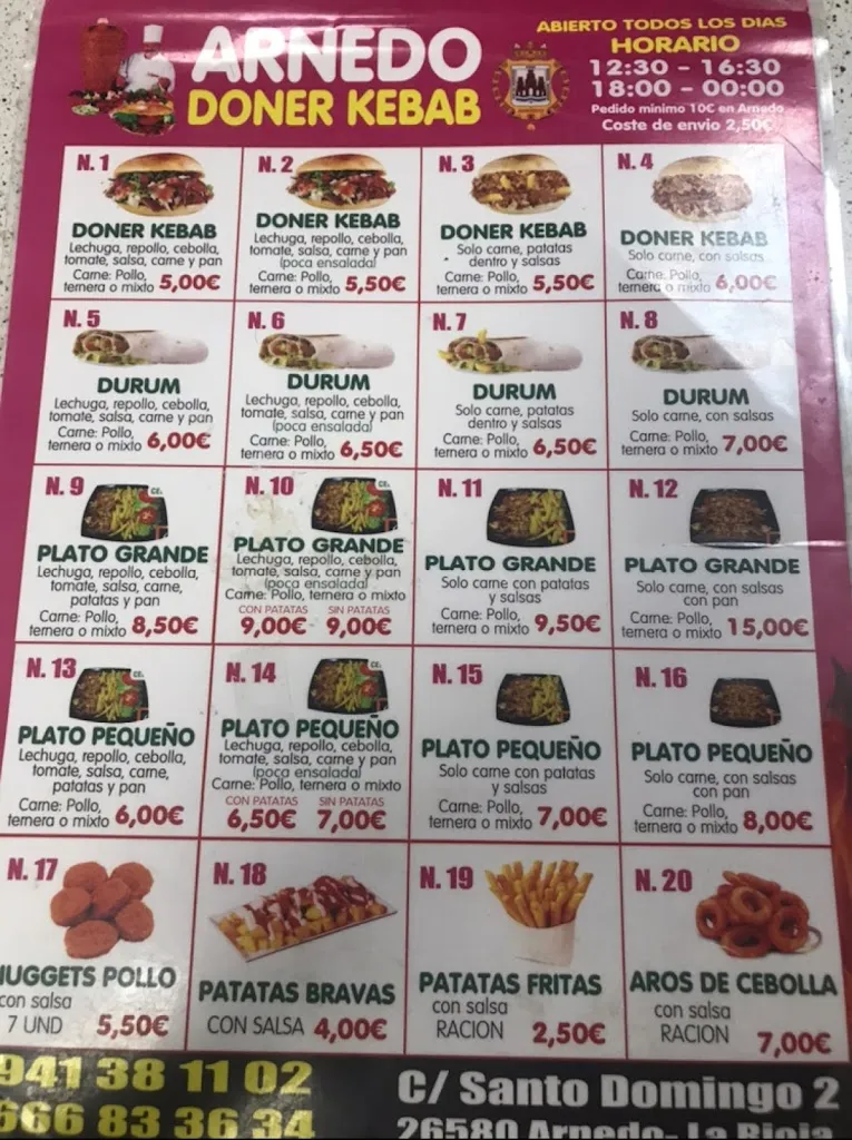 Menu_Arnedo Doner Kebab_Arnedo_image_4