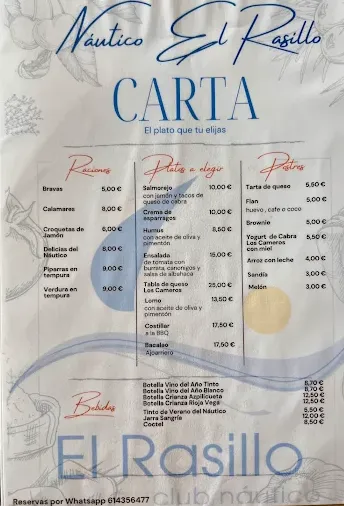 Menu_Restaurante Club Náutico El Rasillo_Hornillos de Cameros_image_1