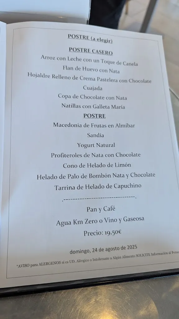 Menu_Restaurante Área de Servicio Hormilla Valcarce_Hormilla_immagine_4