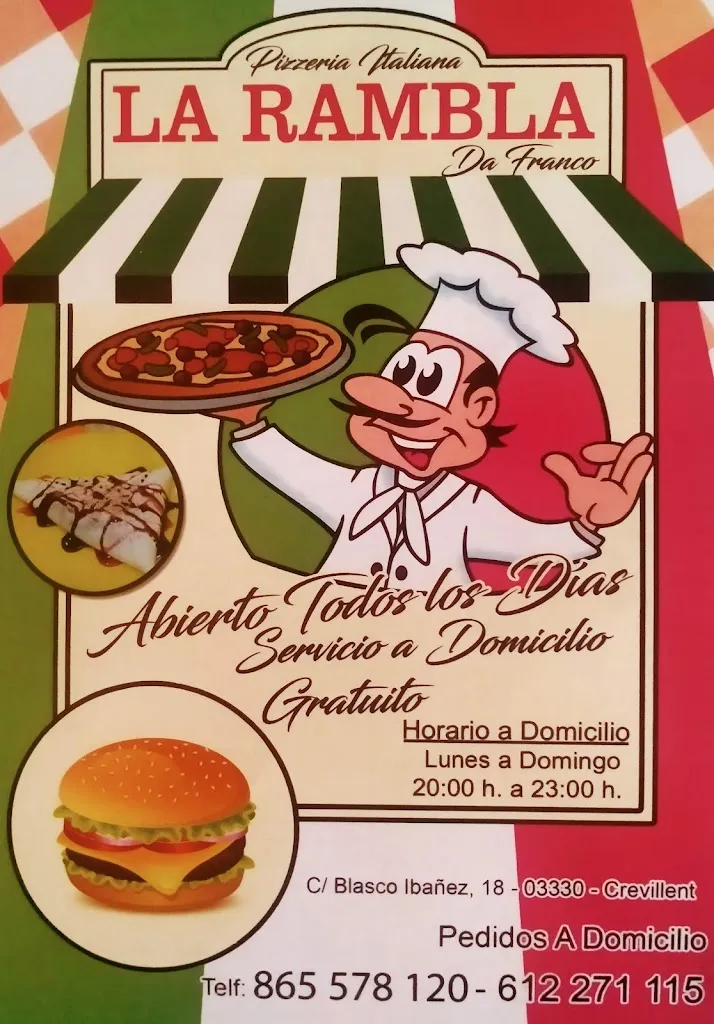 Menu_Pizzería Italiana La Rambla_Crevillent_image_3