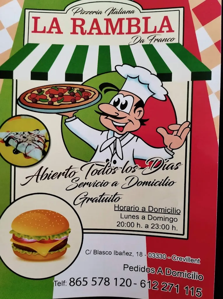 Menu_Pizzería Italiana La Rambla_Crevillent_image_4