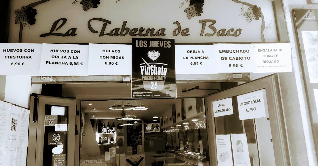 La Taberna de Baco restaurant in Logroño