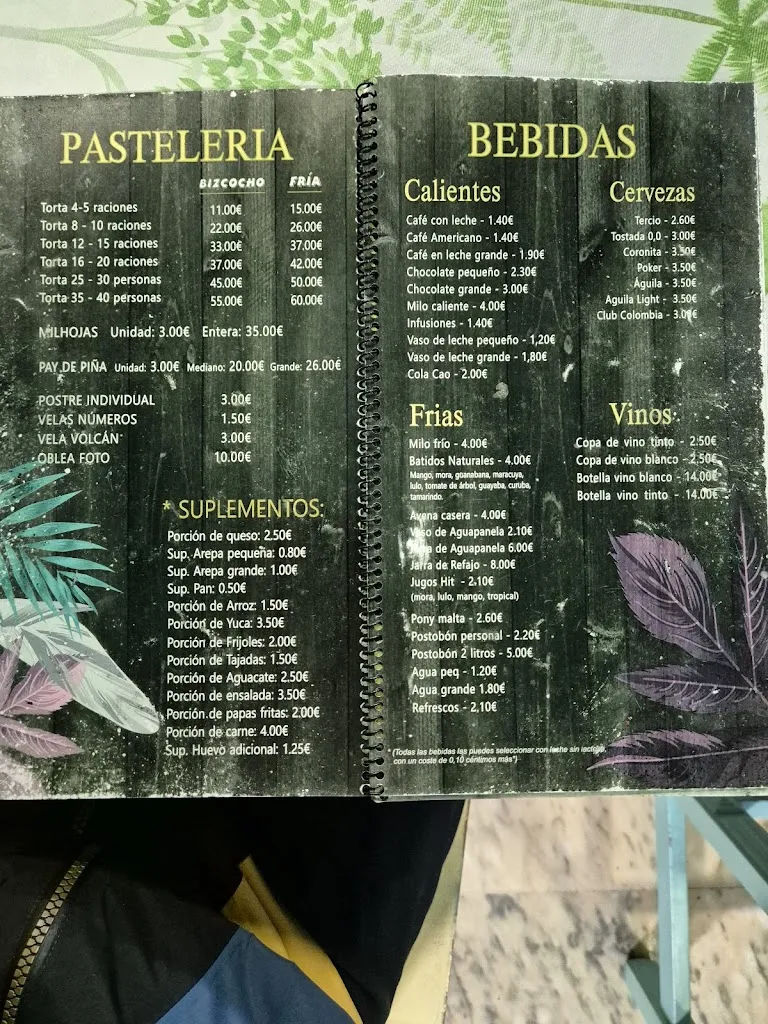 Menu_Mil Manjares Colombia_Manjarrés_image_1