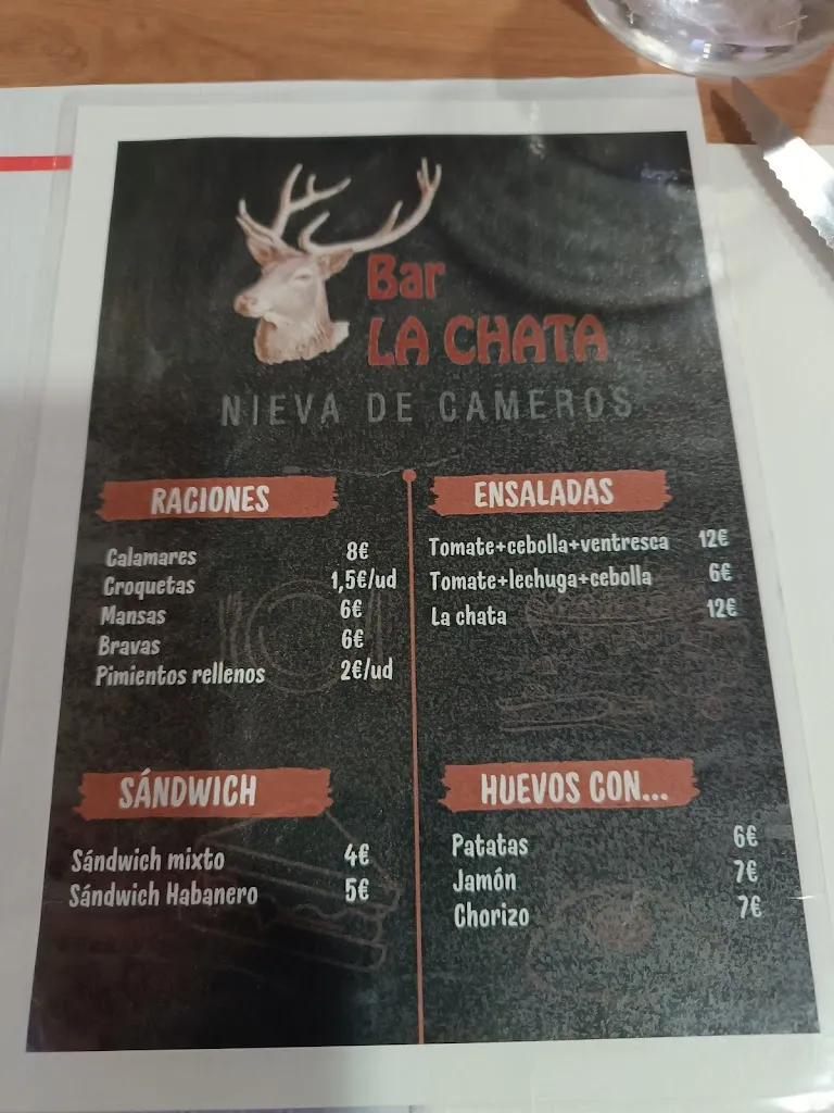 Menu_Bar Restaurante La Chata_Nieva de Cameros_image_2