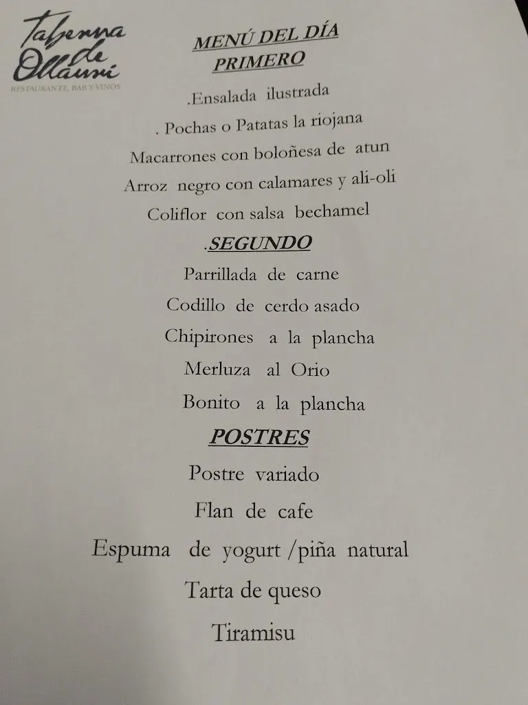Menu_Taberna de ollauri_Ollauri_image_3