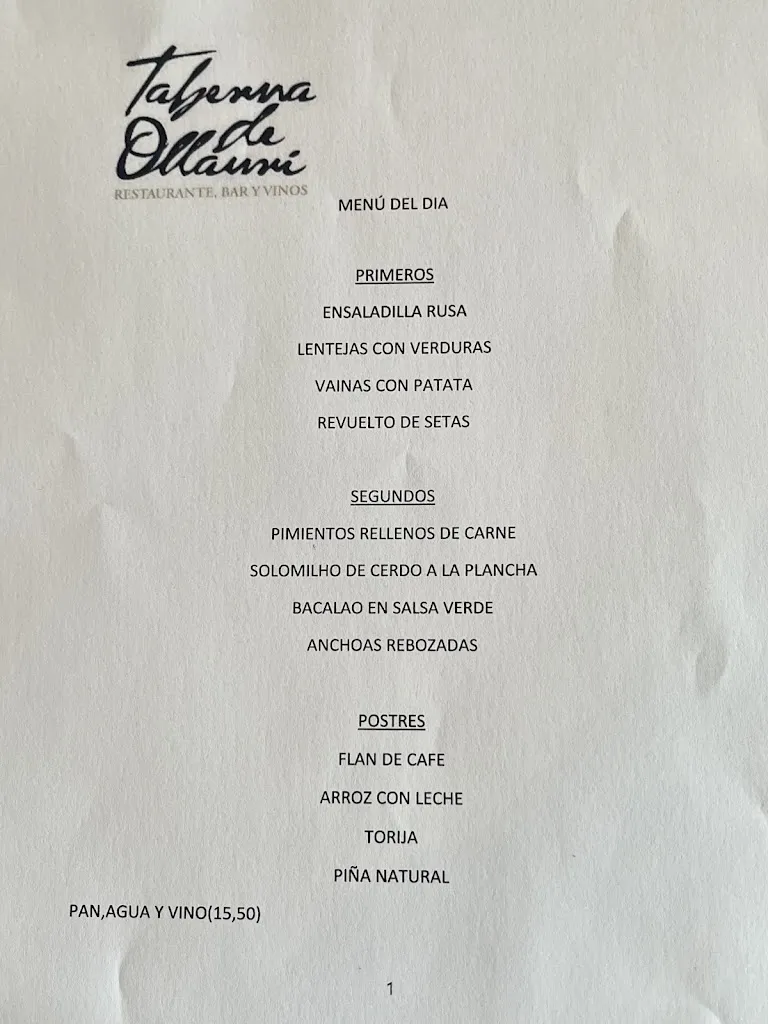 Menu_Taberna de ollauri_Ollauri_image_4