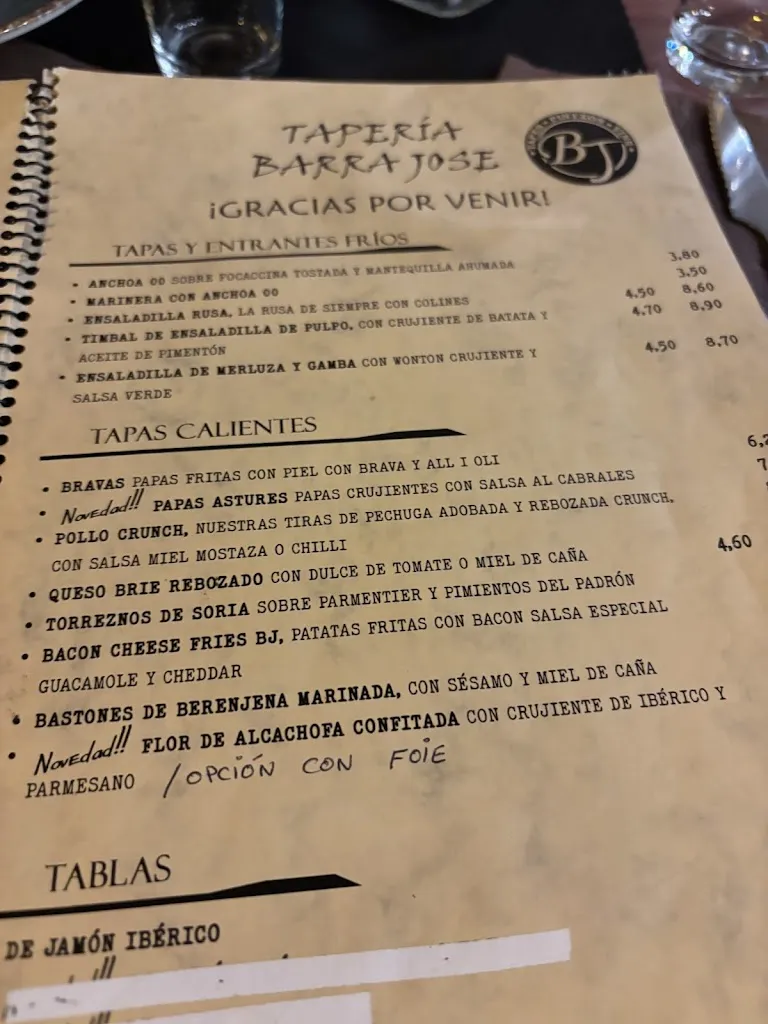 Menu_Tapería Barra Jose_Crevillent_image_1