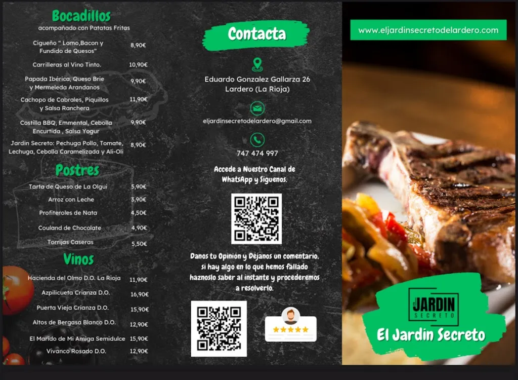 Menu_Restaurante El jardin secreto de Lardero_Lardero_image_3