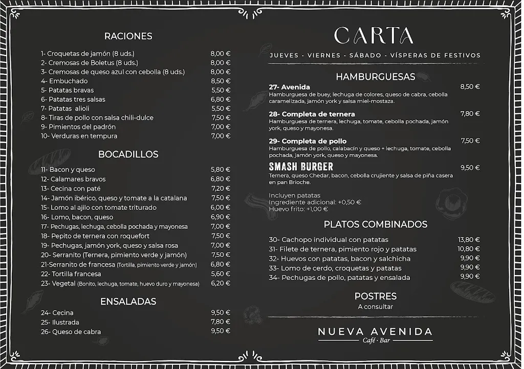 Menu_Nueva Avenida Café Bar_Lardero_image_1