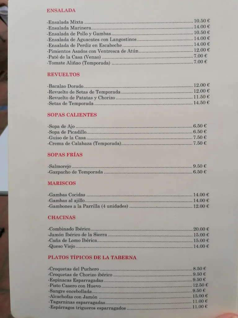 Menu_Taberna El Cruce_Pedroso_image_2