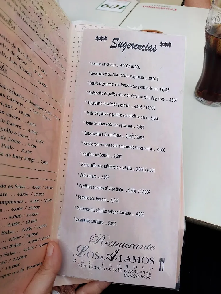 Menu_Restaurante Los Álamos de El Pedroso_Pedroso_image_4