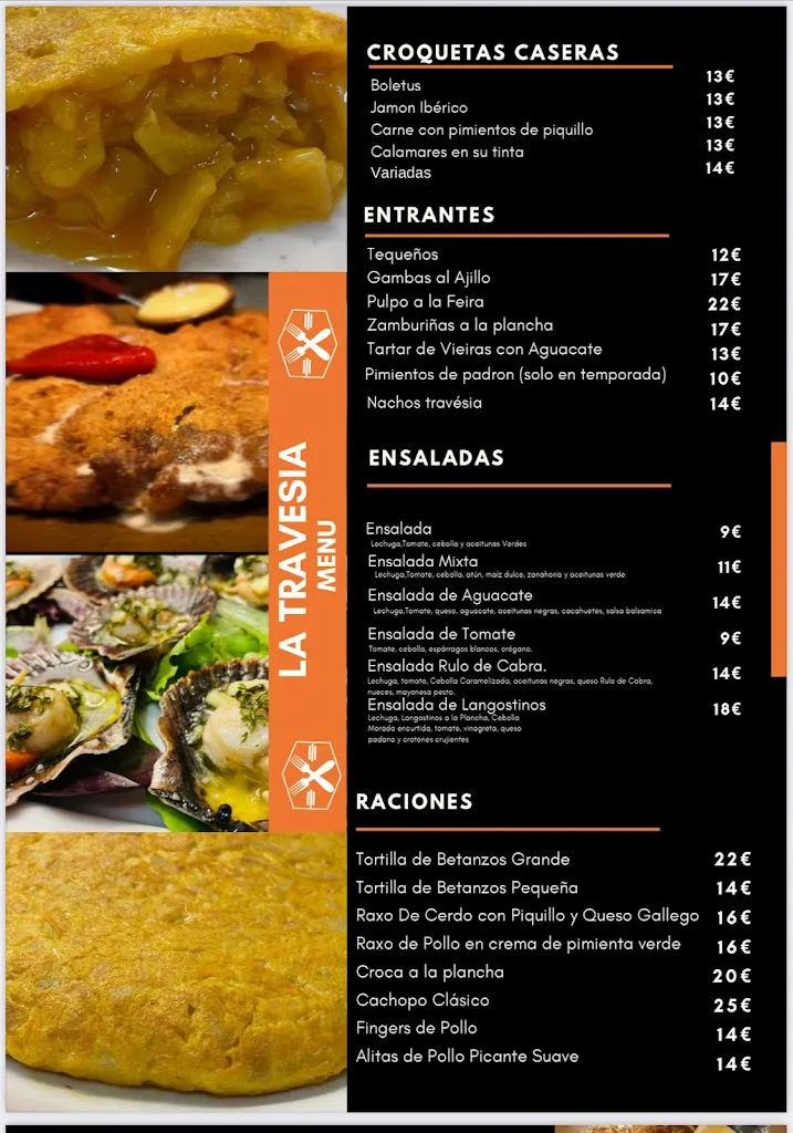 Menu_La Travesia_Betanzos_immagine_1