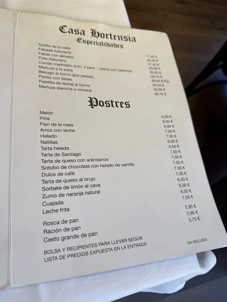 Menu_Casa Hortensia Restaurante & Sidrería_Provincia de La Rioja_image_2