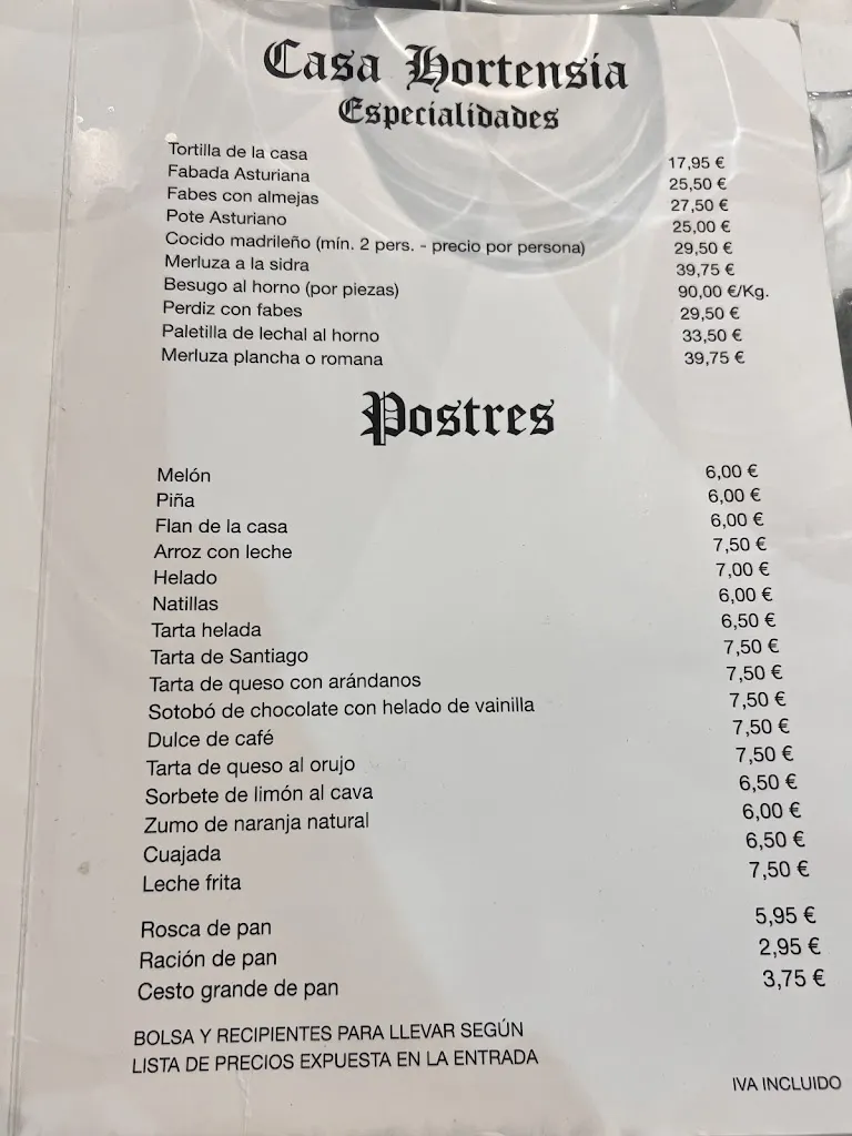 Menu_Casa Hortensia Restaurante & Sidrería_Provincia de La Rioja_image_3