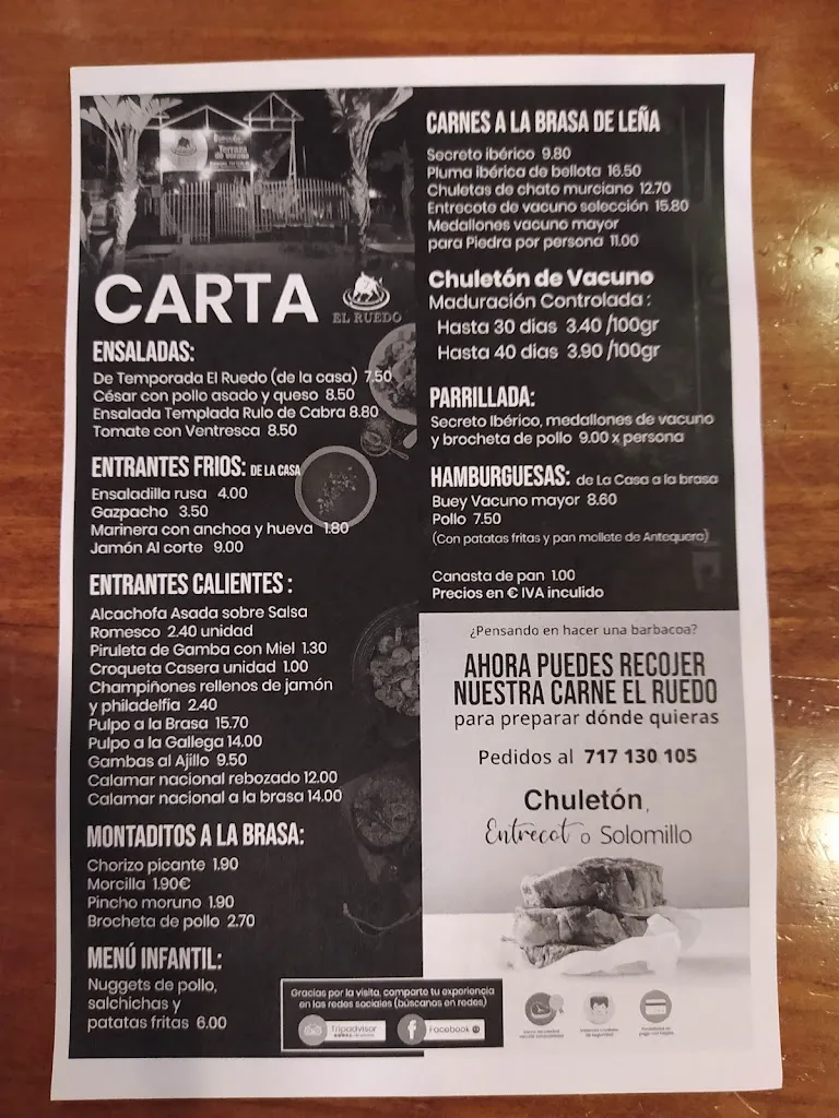 Menu_El Ruedo Asador & Jardín.Brasas De Leña_Lumbreras_image_1