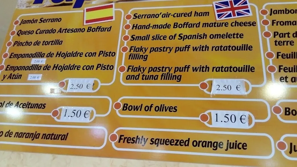 Menu_Área de Servicio La Parada Puerto Lumbreras_Lumbreras_image_1