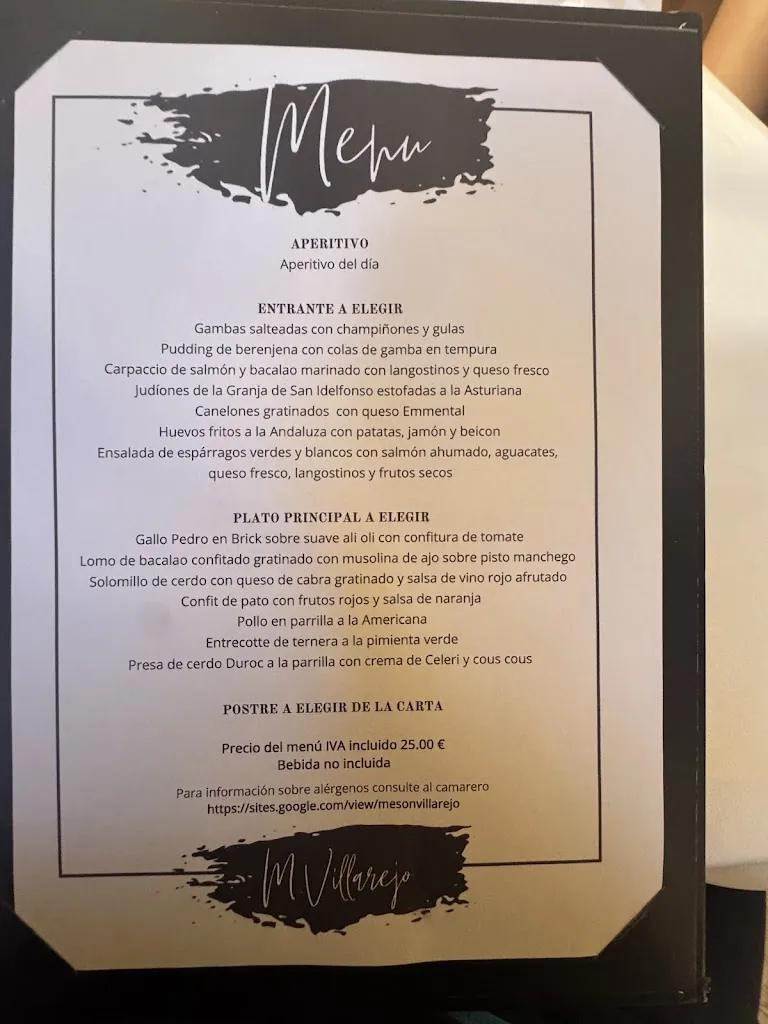Menu_Mesón Villarejo_Lumbreras_image_3