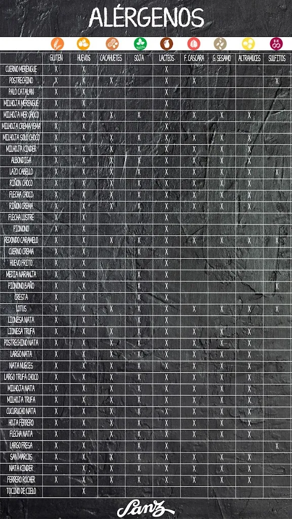 Menu_Pastelería Confitería Sanz_Lumbreras_image_1
