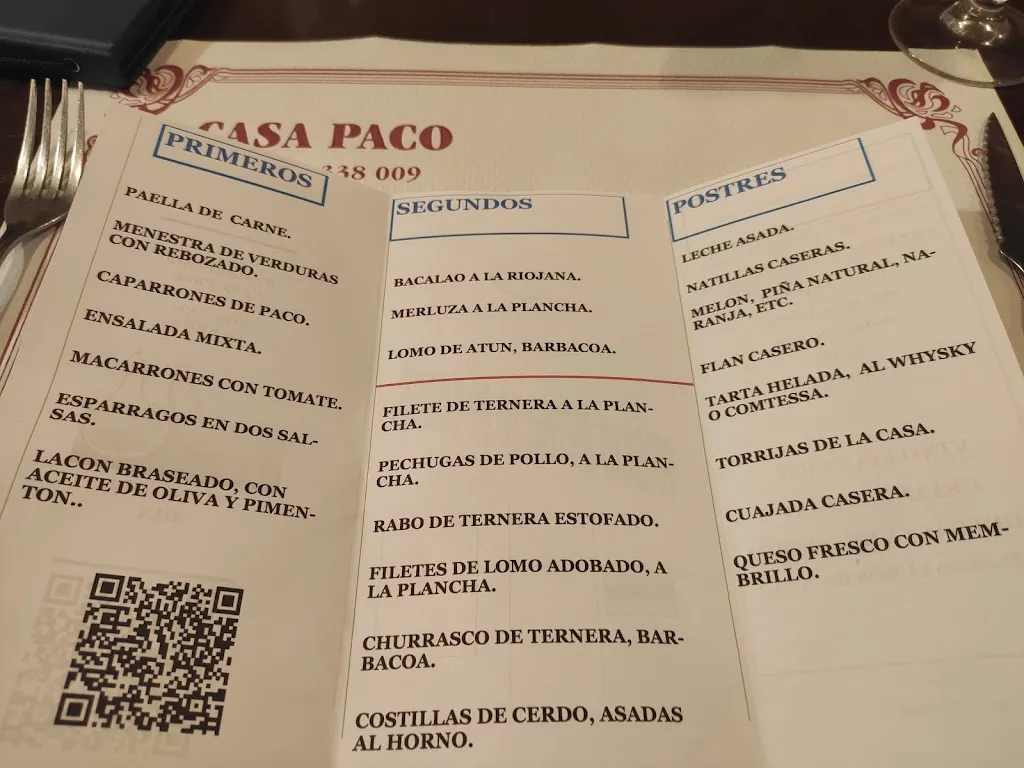 Menu_RESTAURANTE CASA PACO DE RODEZNO_Rodezno_image_4