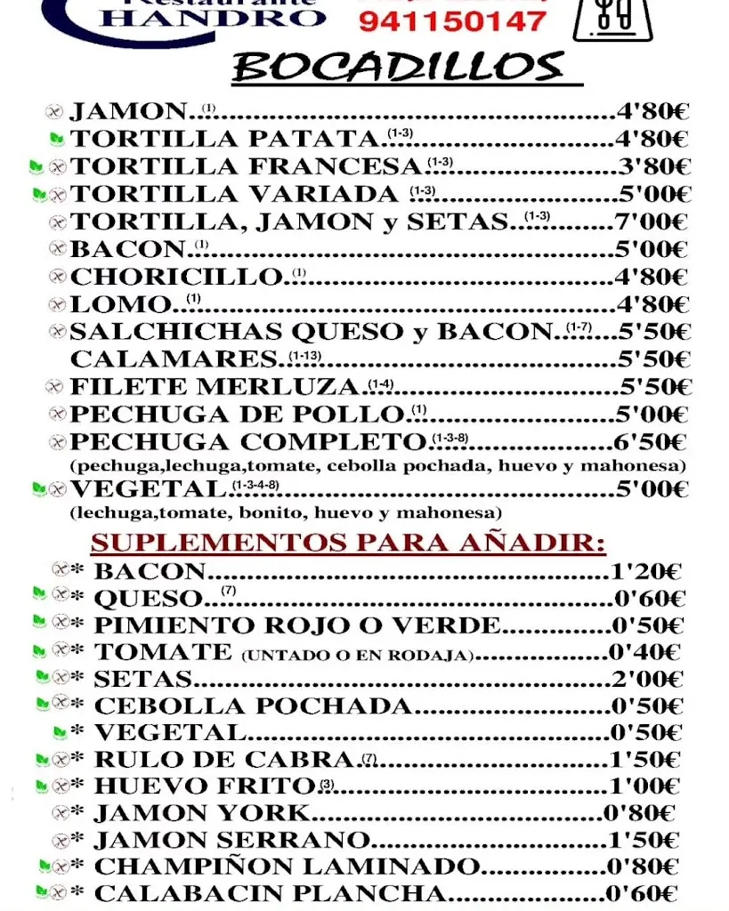 Menu_Restaurante Chandro_Pradejón_image_2