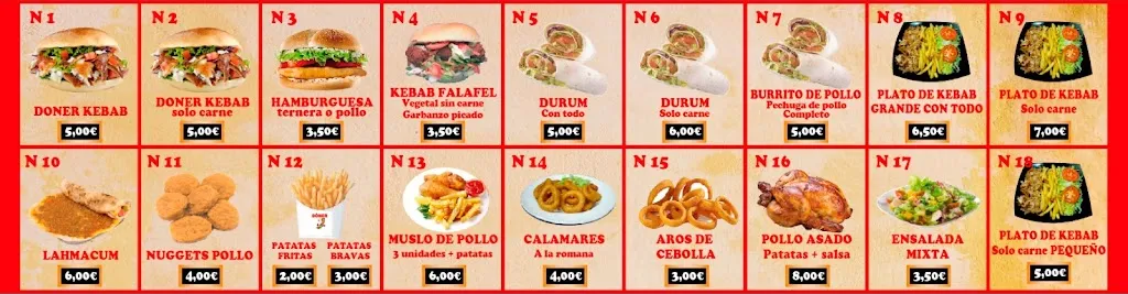 Menu_Kebab Rincón_Rincón de Soto_immagine_4