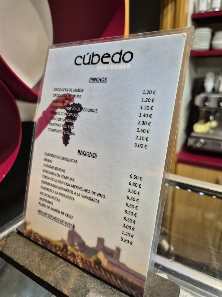 Menu_Cúbedo Gastrobar_San Vicente de la Sonsierra_immagine_1