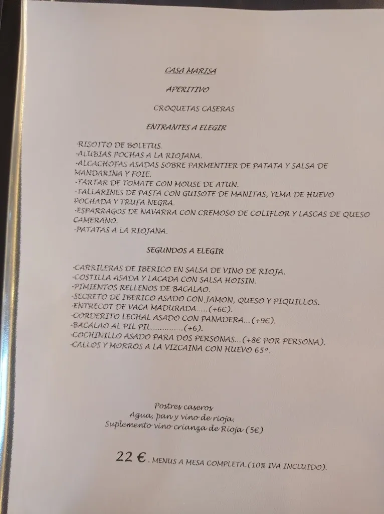 Menu_Restaurante Casa Marisa_San Asensio_image_2