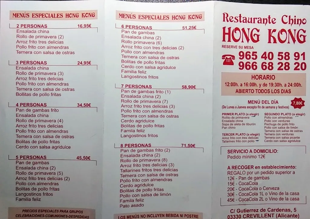 Menu_Restaurante Chino Hong Kong_Crevillent_image_2