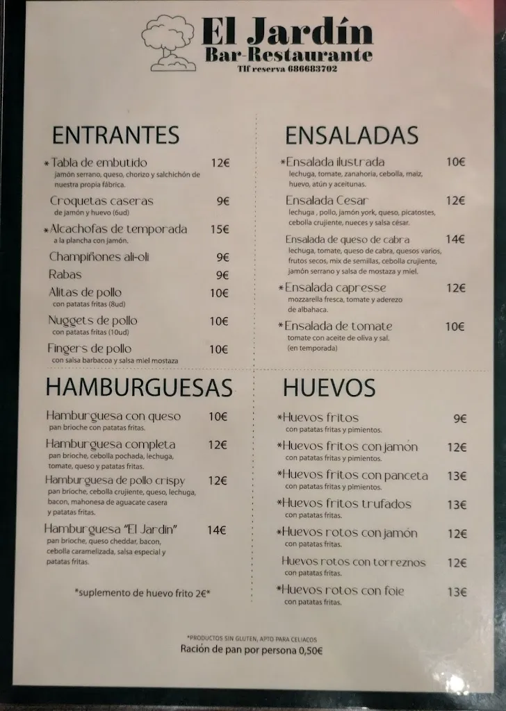 Menu_El Jardín Bar-Restaurante_Torre en Cameros_image_1