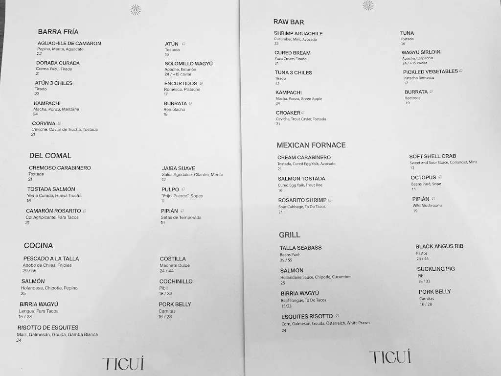 Menu_Ticuí l Mexican Restaurant Madrid_Tricio_image_1