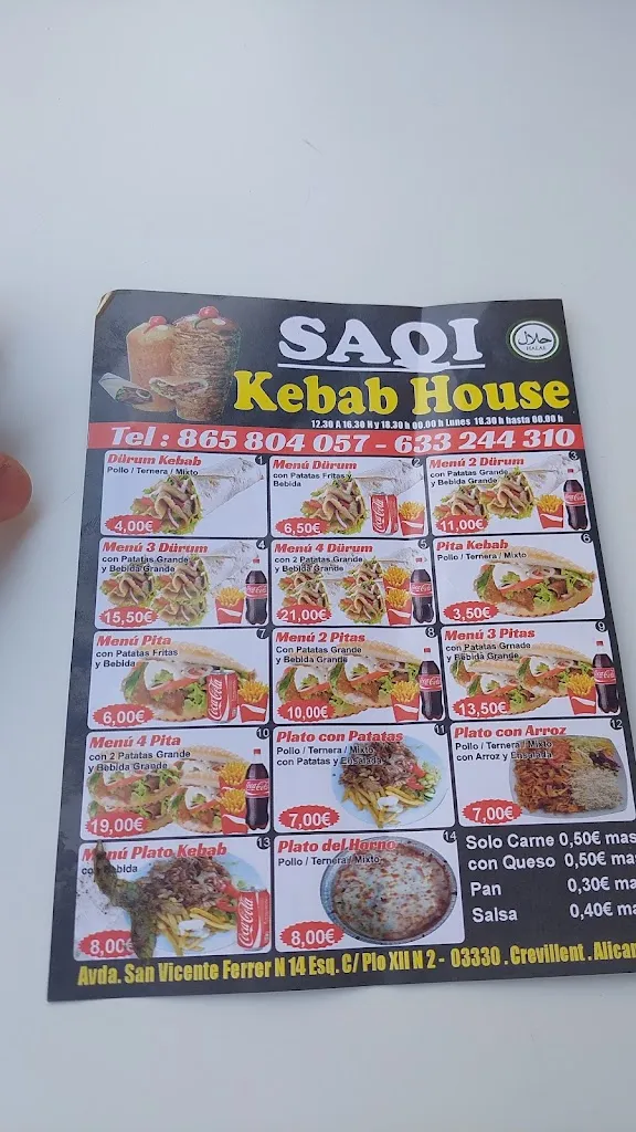 Menu_Saqi kebab pizzeria_Crevillent_image_4