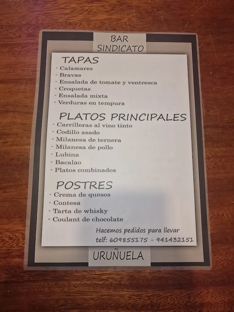 Menu_Bar Sindicato_Uruñuela_immagine_1