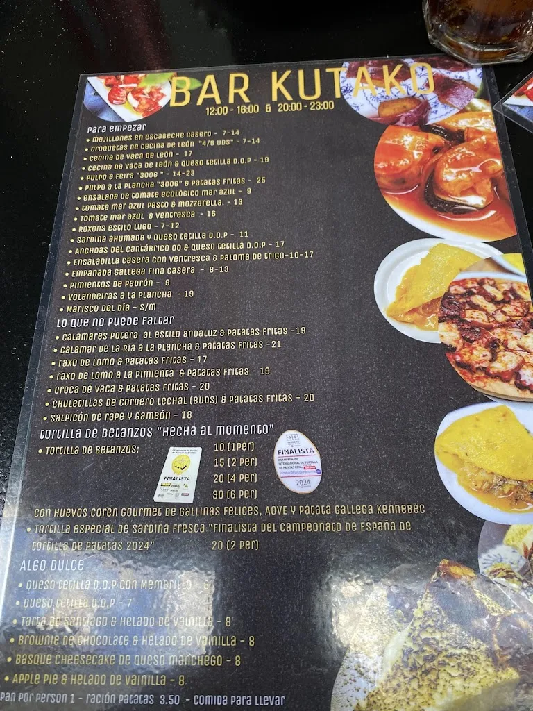 Menu_Bar Kutako_Betanzos_image_2