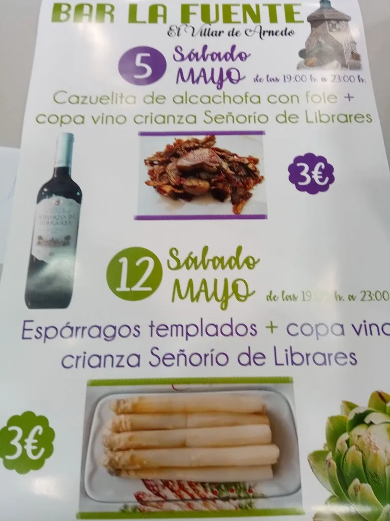 Menu_Bar La Fuente_Villar de Arnedo El_image_3