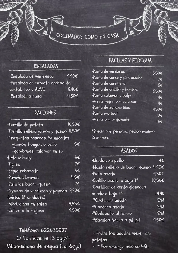 Menu_Cocinados Como En Casa_Villamediana de Iregua_immagine_1