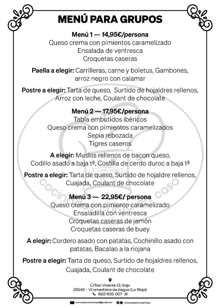 Menu_Cocinados Como En Casa_Villamediana de Iregua_immagine_2