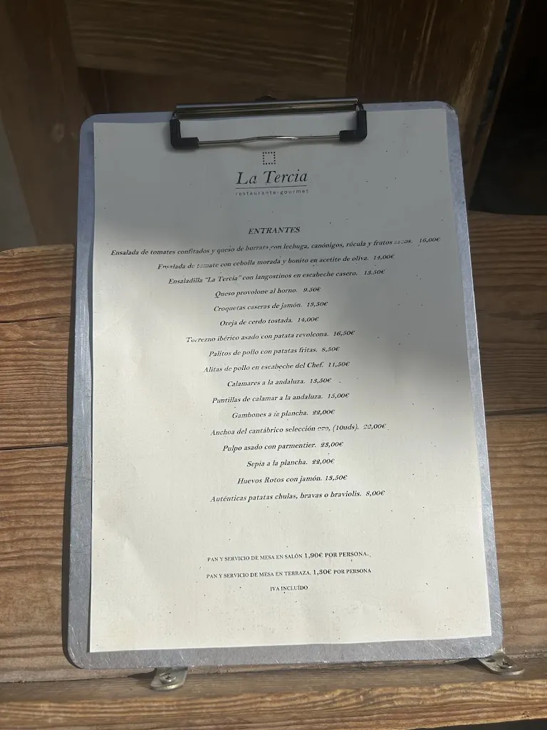 Menu_Restaurante La Tercia_Villarejo_immagine_4