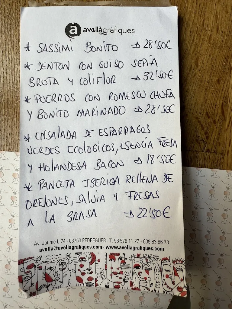 Menu_El Baret de Miquel_Denia_image_1