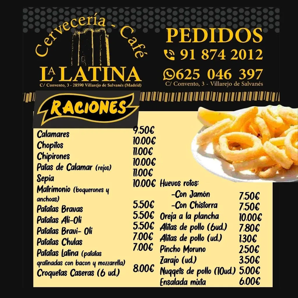 Menu_Cervecería café La Latina_Villarejo_image_2