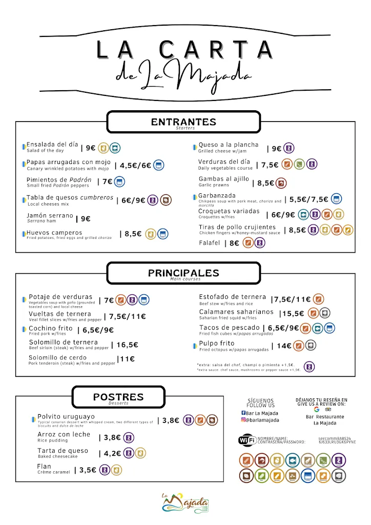 Menu_Restaurante La Majada_Artenara_image_3
