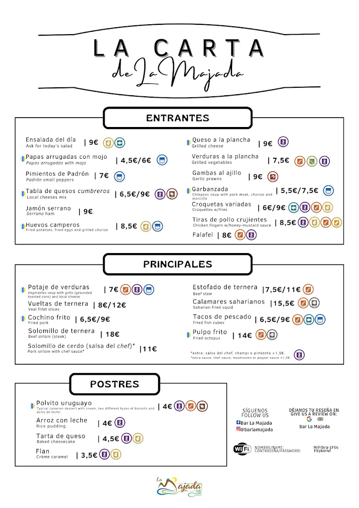 Menu_Restaurante La Majada_Artenara_image_4