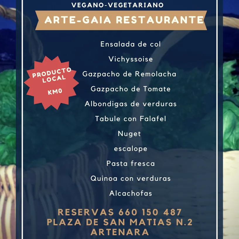 Menu_Arte-Gaia Restaurante BioTasca_Artenara_image_4