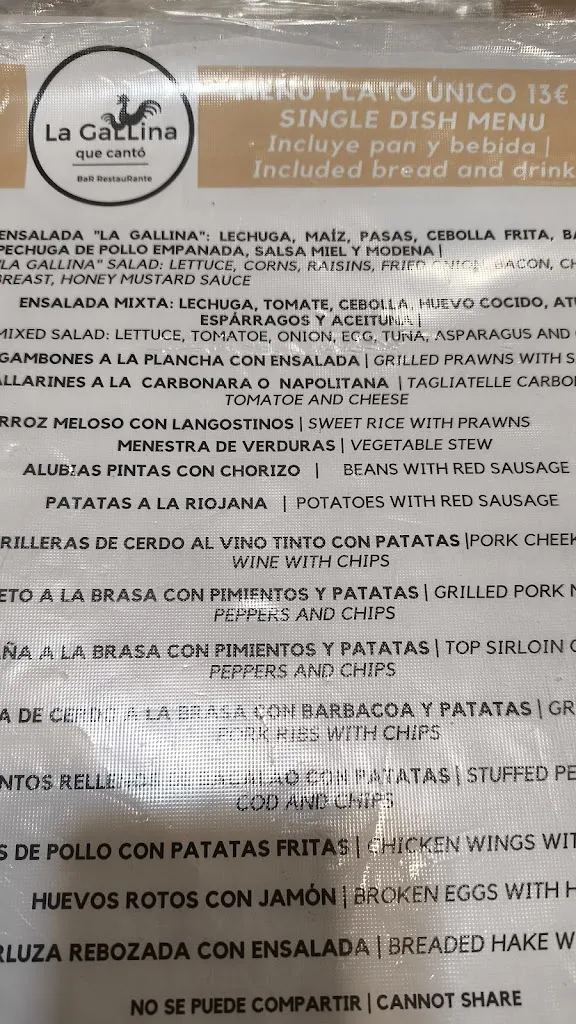 Menu_Restaurante La Gallina que cantó_Santo Domingo de la Calzada_image_3