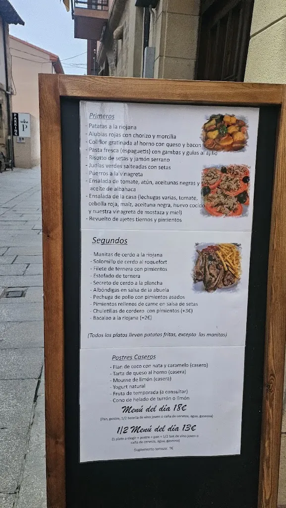 Menu_Bar Restaurante Casa Amparo_Santo Domingo de la Calzada_immagine_3