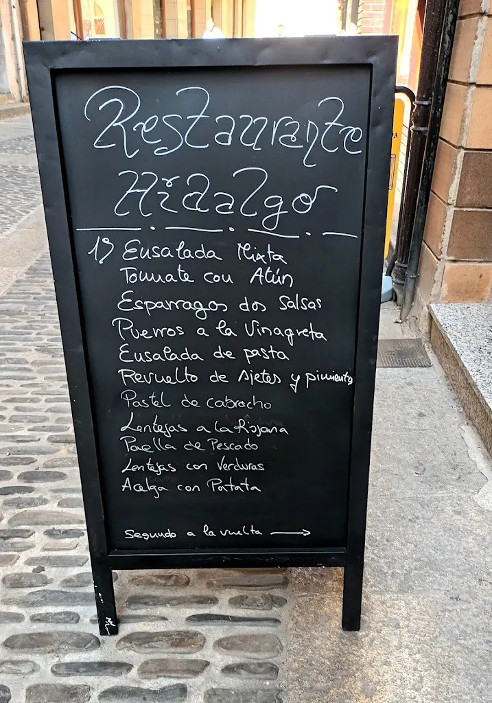 Menu_Restaurante Hidalgo_Santo Domingo de la Calzada_image_1