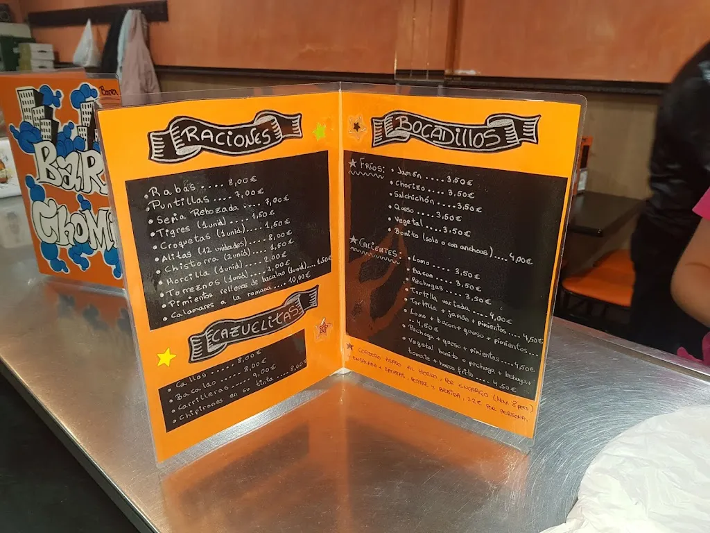 Menu_Bar Chomin_Santo Domingo de la Calzada_image_1